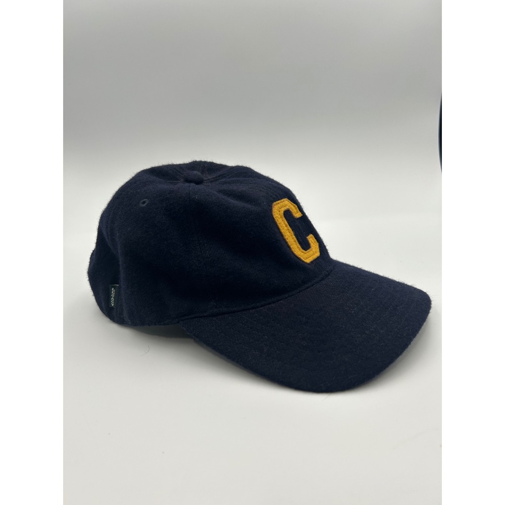 Legacy Athletic Carleton College Wool Blend Baseball Cap Navy Blue Hat C Patch